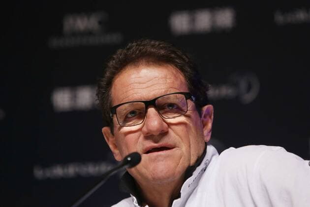Fabio Capello, head coach of the Russian national football team, speaks during a press conference PK Pressekonferenz for the Laureus World Sports Awards Shanghai 2015 in Shanghai, China, 14 April 2015. Soccer stars highlight press conference for Laureus Awards in Shanghai  20150414_26983