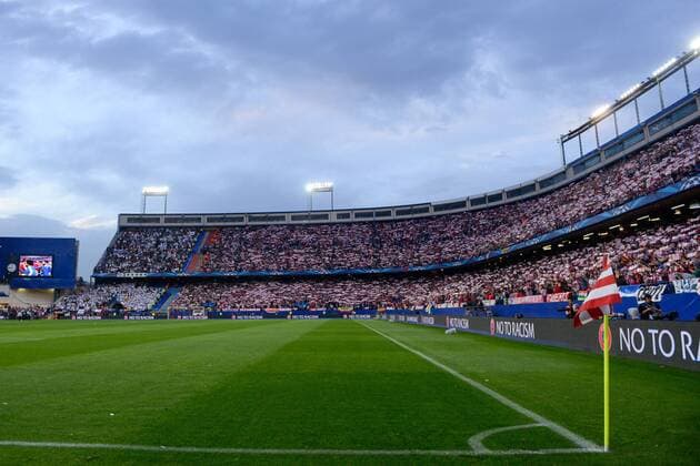 Vicente Calderon Stadium, Stadion, Stimmung, Atmosphäre, Fussball, UEFA Champions League, Atletico Madrid - Real Madrid,  xjgx