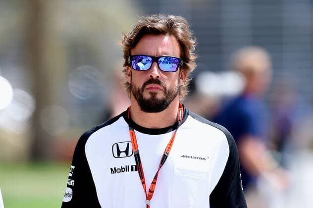 Fernando Alonso, McLaren Honda, formula 1 GP, Bahrain in Manama Shakir 17.04.2015 Photo:mspb Jerry Andre Fernando Alonso, formula 1 GP, Bahrain