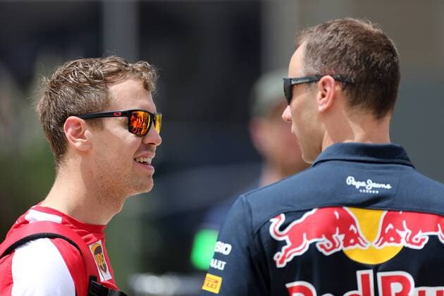 17.04.2015 - Sebastian Vettel (GER) Scuderia Ferrari SF15-T Bahrain Grand Prix, Sakhir 16 - 19 April 2015 