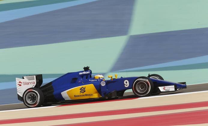 Motorsports: FIA Formula One World Championship WM Weltmeisterschaft 2015, Grand Prix of Bahrain, 9 Marcus Ericsson (SWE, Sauber F1 Team), xHOCHxZWEIx