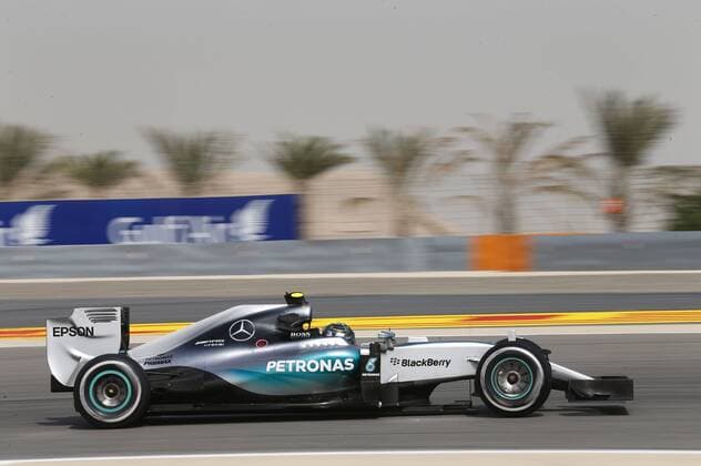 Motorsports: FIA Formula One World Championship WM Weltmeisterschaft 2015, Grand Prix of Bahrain, 6 Nico Rosberg (GER, Mercedes AMG Petronas Formula One Team), xHOCHxZWEIx