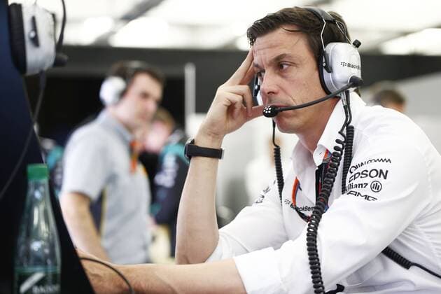 Motorsports: FIA Formula One World Championship WM Weltmeisterschaft 2015, Grand Prix of Bahrain, Toto Wolff (AUT, Mercedes AMG Petronas Formula One Team), xHOCHxZWEIx