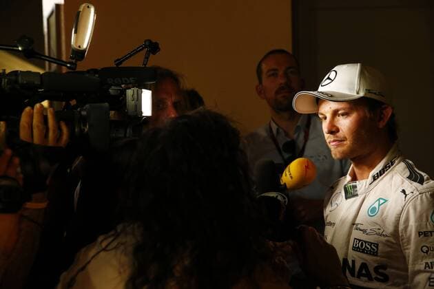 Motorsports: FIA Formula One World Championship WM Weltmeisterschaft 2015, Grand Prix of Bahrain, 6 Nico Rosberg (GER, Mercedes AMG Petronas Formula One Team), xHOCHxZWEIx