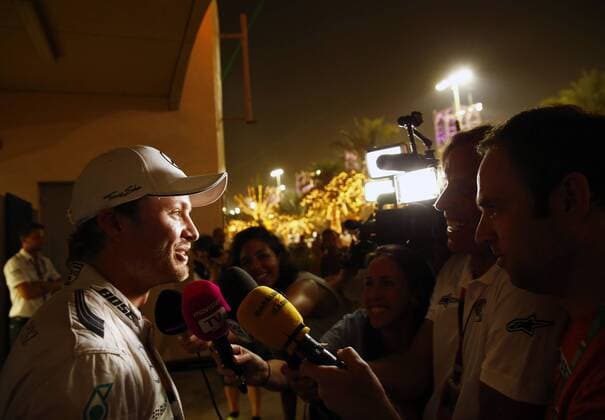 Motorsports: FIA Formula One World Championship WM Weltmeisterschaft 2015, Grand Prix of Bahrain, 6 Nico Rosberg (GER, Mercedes AMG Petronas Formula One Team), xHOCHxZWEIx