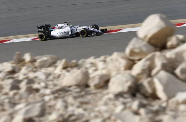 Motorsports: FIA Formula One World Championship WM Weltmeisterschaft 2015, Grand Prix of Bahrain, 19 Felipe Massa (BRA, Williams Martini Racing), xHOCHxZWEIx