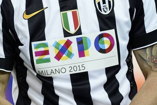 Serie A Juventus Turin - Lazio Rom logo Expo 2015 