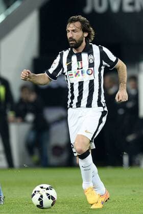 Serie A Juventus Turin - Lazio Rom Andrea Pirlo 