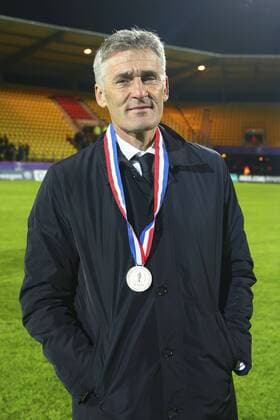 Gerard Precheur ( Entraineur coach OL) FOOTBALL : Montpellier vs Lyon - Feminine - Finale Coupe de France - 18 04 2015 GwendolineLeGoff Panoramic 