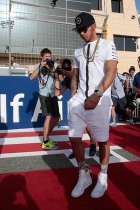 FORMULA 1 - Bahrain GP SAKHIR,BAHRAIN,19.APR.15 - MOTORSPORTS, FORMULA 1 - Grand Prix of Bahrain, Bahrain International Circuit. Image shows Lewis Hamilton (GBR Mercedes GP). GEPAxpictures xFritzxMueller 