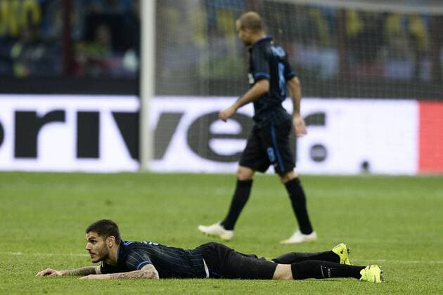 19 04 2015 - campionato di calcio serie A Inter Milan vs AC Milan foto DanielexBuffa Image Pictured: Mauro Icardi-Rodrigo Palacio 