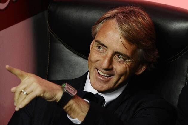 19 04 2015 - campionato di calcio serie A Inter Milan vs AC Milan foto DanielexBuffa Image Pictured: Roberto Mancini 