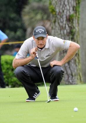 19 April 2015: Jim Furyk during the final round of the RBC Heritage Presented by Boeing golf tournament at Harbour Town Golf Links in Hilton Head Island, SC. GOLF: APR 19 PGA Golf Herren - RBC Heritage - Final Round Icon2011504199672 EDITORIAL USE ONLY