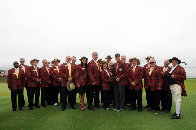 19 April 2015: Jim Furyk during the awards ceremony after winning the tournament during the final round of the RBC Heritage Presented by Boeing golf tournament at Harbour Town Golf Links in Hilton Head Island, SC. GOLF: APR 19 PGA Golf Herren - RBC Heritage - Final Round Icon2011504199719 EDITORIAL USE ONLY
