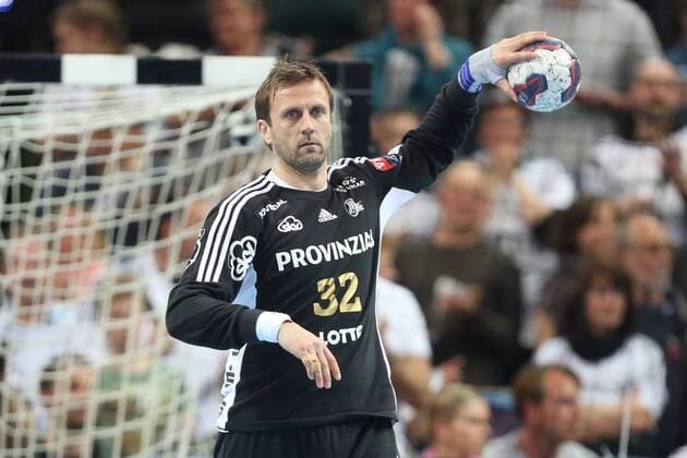 Kiel, 19. April 2015 Handball, Saison 2014 2015, EHF Champions League, Viertelfinale, THW Kiel (GER) - Pick Szeged (HUN): Steinar Ege (THW Kiel, 32)