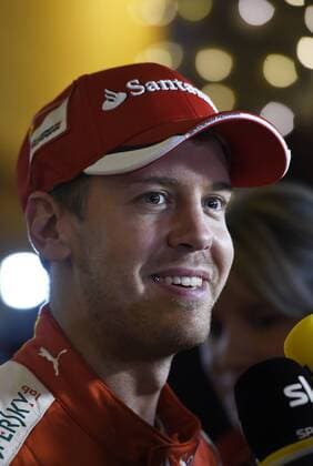 VETTEL Sebastian Team Scuderia Ferrari Formel 1 GP von Bahrain 2015 am 19.April 2015 in Manama 