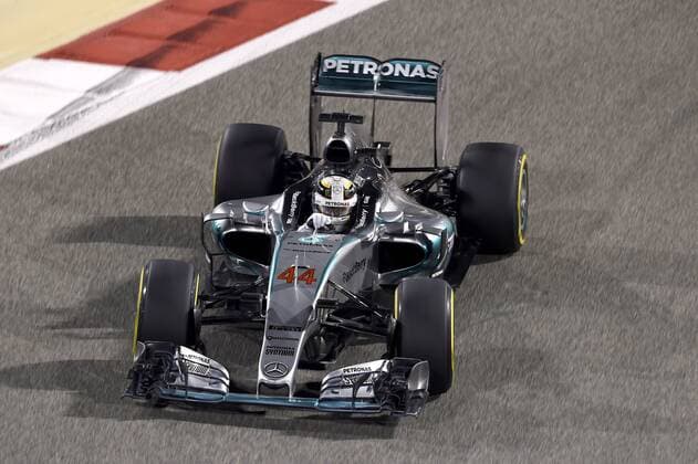 HAMILTON Lewis F1 Team Mercedes Petronas AMG Formel 1 GP von Bahrain 2015 am 19.April 2015 in Manama 