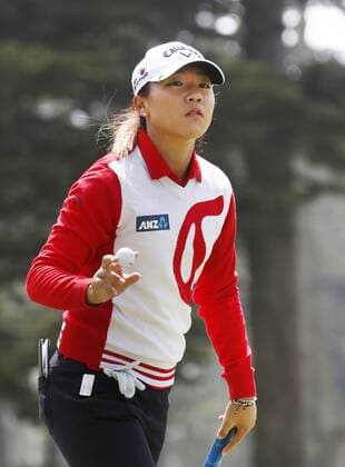 April 23, 2015 - Daly City, CA, USA - Lydia Ko birdies the 6th hole during the first round of the Swinging Skirts LPGA Golf Damen Classic at Lake Merced Golf Club in Daly City, Calif., on Thursday, April 23, 2015. Swinging Skirts LPGA Classic at Lake Merced Golf Club - ZUMAm67_