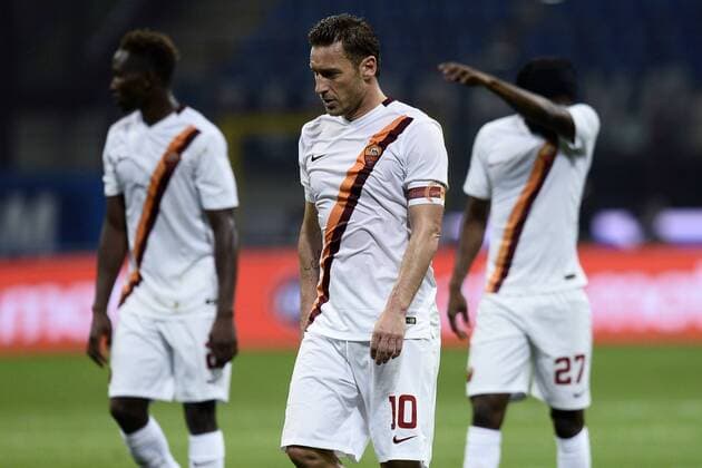 Db Milano 25 04 2015 - campionato di calcio serie A Inter Mailand vs AS Rom: Enttäuschung Roma 