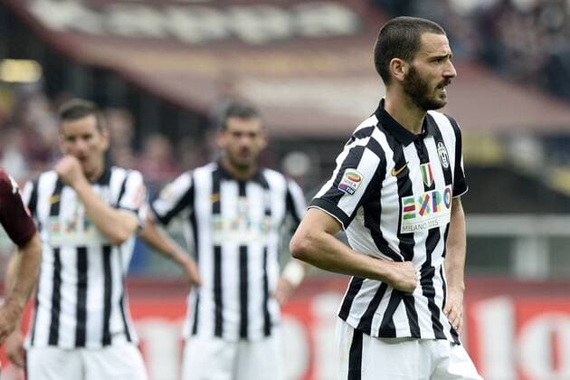 Aktuell Fußball, Italien, Serie A, FC Turin - Juventus Turin Turin, Italien - Serie A, Torino FC vs. Juventus Turin: Leonardo Bonucci 