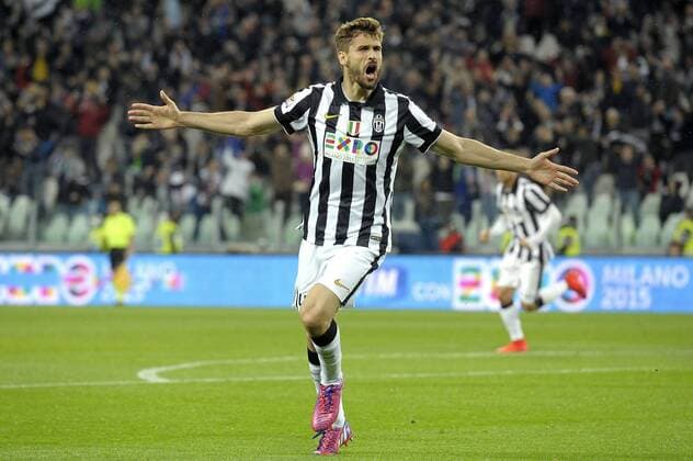 Fernando Llorente Juventus 1-1, goal celebration, Torino 29-04-2015, Juventus Stadium, Football Calcio 2014 2015 Serie A, Juventus Turin vs ACF Fiorentina (AC Florenz) filippoxalfero