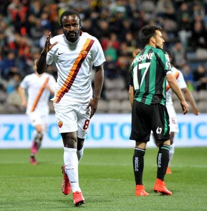 IPP20150429 Football - soccer: Serie A, Sassuolo Calcio - AS Rom, Seydou Doumbia xHOCHxZWEIx xItalyxPhotoxPressx 