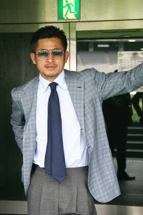 Kazuyoshi Miura (Yokohama FC), APRIL 29, 2015 - Football Soccer : 2015 J2 League match between Tokyo Verdy 0-1 Yokohama FC at Ajinomoto Stadium in Tokyo, Japan. NoxThirdxPartyxSales  (wlub001939)