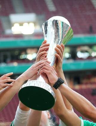 Koeln, Fussball , DFB Pokal Finale Frauen , Saison 2014 2015, Turbine Potsdam vs VfL Wolfsburg , 01.05.2015, Rheinenergie Stadion Köln, DFB Pokal , Symbolfoto,