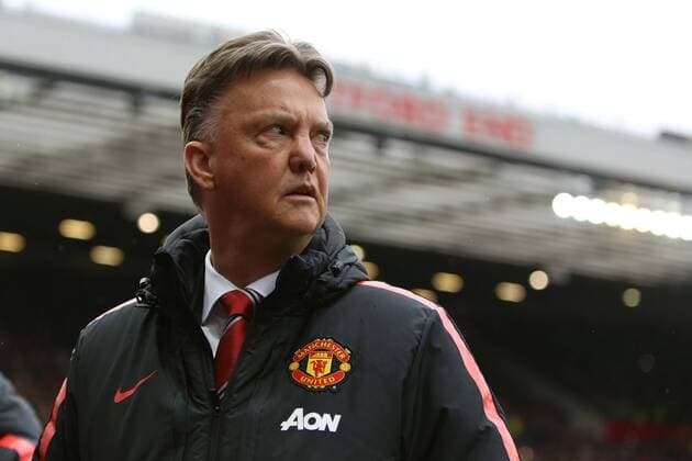 Louis Van Gaal, manager of Manchester United ManU - Manchester United vs. West Bromwich Albion - Barclay s Premier League - Old Trafford - Manchester - 02 05 2015 Pic Philip Oldham Sportimage EDITORIAL USE ONLY. No use with unauthorised audio, video, data, fixture lists, club league logos or live services. Online in-match use limited to 120 images, no video emulation. No use in betting, games or single club league player publications.