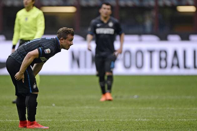 Aktuell Fußball, Italien, Serie A, Inter Mailand - Chievo Verona Xherdan Shaqiri Inter Milano 03-05-2015 Stadio Giuseppe Meazza - Football Calcio Serie A Inter - Chievo Verona. giuseppexceleste