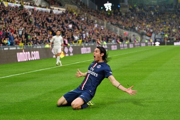 Aktuell Fußball, Frankreich, Ligue 1, FC Nantes - Paris St. Germain Edinson Cavani (psg) FOOTBALL : Nantes vs Paris SG - Ligue 1 - 03 05 2015 AnthonyBIBARD FEP Panoramic 