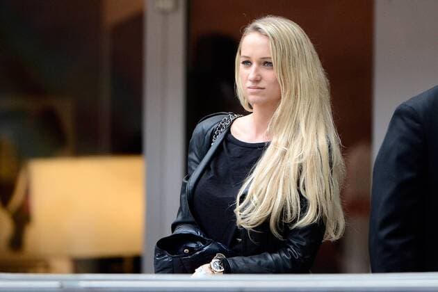 Monika Puchalski, wife of Lukas Podolski - Milano, 03-05-2015 - Serie A 2014 2015 - Inter Milano - AC Chievo Verona - giuseppexceleste