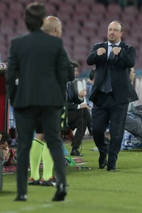 Rafael Benitez Napoli, Napoli 03-05-2015 Stadio San Paolo Football Calcio Serie A Napoli - Milan Foto Cesare Purini Insidefoto cesarexpurini