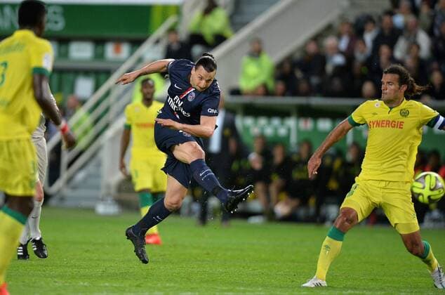 Zlatan Ibrahimovic (psg) FOOTBALL : Nantes vs Paris SG - Ligue 1 - 03 05 2015 AnthonyBIBARD FEP Panoramic 