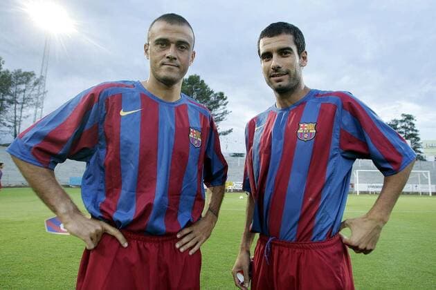 LUIS ENRIQUE Y PEP GUARDIOLA - 20050908 xCLICKxARTxGIRONAx 