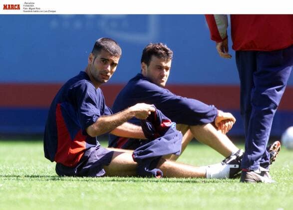 PEP GUARDIOLA Y LUIS ENRIQUE xMIGUELxRUIZx 