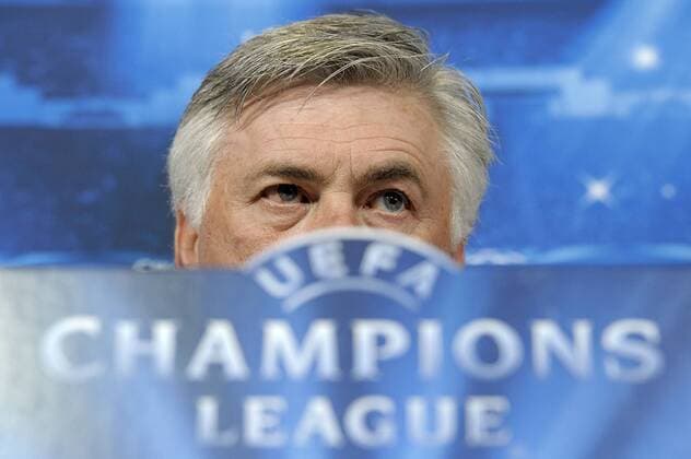 Carlo Ancelotti, Football Calcio 2014 2015, Training and press conference Champions League, Foto FilippoxAlfero Insidefoto filippoxalfero