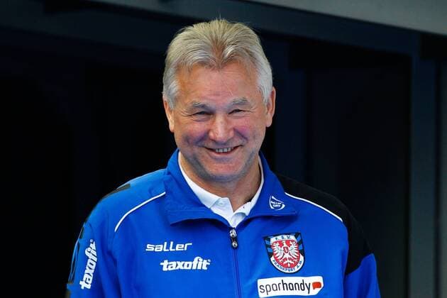 Fußball, Trainerhistorie, FSV Frankfurt Trainer Benno Moehlmann (FSV Frankfurt 1899) - 2. Fussball Bundesliga Punktspiel Saison 2014-2015 Eintracht Braunschweig vs. FSV Frankfurt im Eintracht Stadion in Braunschweig - Portrait,Deutschland, Fussball, Mann, Maenner,02.05.2015