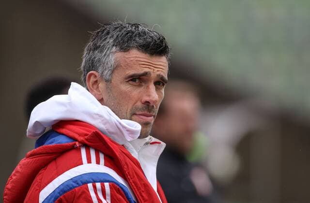 Danny Schwarz (Co-Trainer FC Bayern München U 19), A-Jugend Bundesliga FC Augsburg - FC Bayern München, 25. Spieltag, Saison 2014-2015, 03.05.2015,