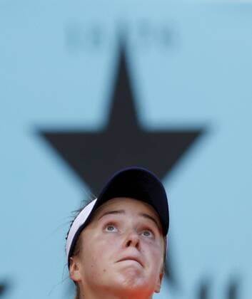 May 5, 2014 - Madrid, Spain - Spain, Madrid : Ukrainian tennis player Elina Svitolina rduring the Madrid WTA Tennis Damen Masters Series Tournament tennis match, day 5 on May 5, 2015 in Madrid Open Madrid Tennis: Ana Ivanovic Vs Svitolina  - ZUMAn230
