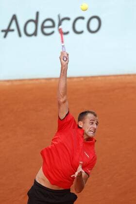 Marius Copil during Madrid Open Tennis 2015 match.May, 5, 2015.  (20150505244)