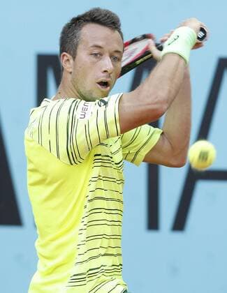 Philipp Kohlschreiber during Madrid Open Tennis 2015 match.May, 5, 2015.  (20150505261)