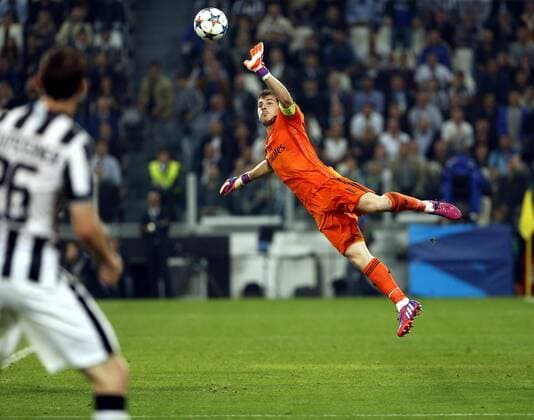 First leg of 1 2 Champions League match between Juventus and Real Madrid. In this picture, Iker Casillas. xFOTOxCHEMAxREYx 