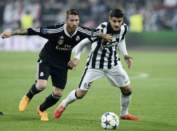 Db Torino 05 05 2015 - Champions League Juventus-Real Madrid: Sergio Ramos-Alvaro Morata 
