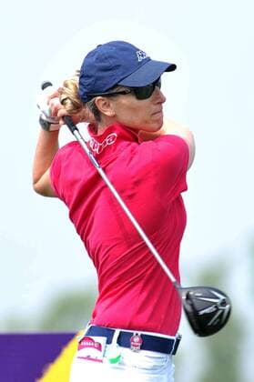 SHANGHAI, CHINA - MAY 07: (CHINA OUT) Diana Luna of Italy in action during the first round match on day one of 2015 Buick Golf Championship at Shanghai Qizhong Garden Golf Club on May 7, 2015 in Shanghai, China.  CFP467131230 