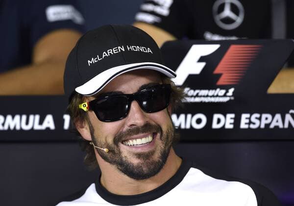 ALONSO Fernando F1 Team McLaren Honda FIA Motorsport Formel 1 Saison 2015 Grand Prix von Spanien 2015 in Barcelona Pressekonferenz am 07.Mai 2015 