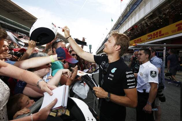 Motorsports: FIA Formula One World Championship WM Weltmeisterschaft 2015, Grand Prix of Spain, 6 Nico Rosberg (GER, Mercedes AMG Petronas Formula One Team), xHOCHxZWEIx