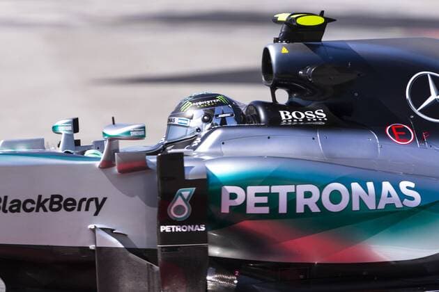 BARCELONA, SPAIN - March 8: Nico Rosberg during the Formula 1 Grand Prix of Spain Pirelli 2015 free practice 1 at Barcelona-Catalunya Circuit on March 8, 2015 in Barcelona, Spain. (Photo by Mikel Trigueros Urbanandsport Cordon Press) 