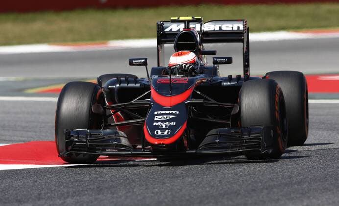 Motorsports: FIA Formula One World Championship WM Weltmeisterschaft 2015, Grand Prix of Spain, 22 Jenson Button (GBR, McLaren Honda), xHOCHxZWEIx