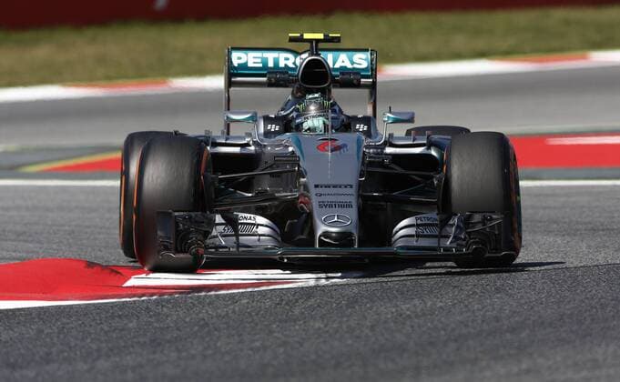 Motorsports: FIA Formula One World Championship WM Weltmeisterschaft 2015, Grand Prix of Spain, 6 Nico Rosberg (GER, Mercedes AMG Petronas Formula One Team), xHOCHxZWEIx